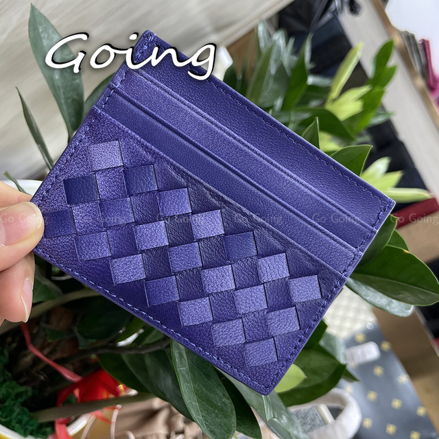 Go Go 100% Leather Credit Card Ultra-thin Brand Business Card Multiple Card Slots Simple Fashion Women Card Bag