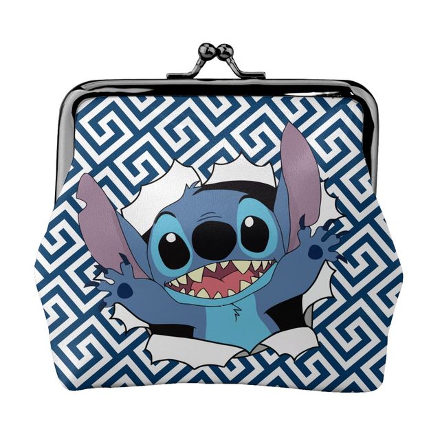 2022 Disney Stitch Female Small Wallet Luxury PU Wallet Coin Purses Women Girl Trend Card Holder Designer Clutch Bag Cartoon