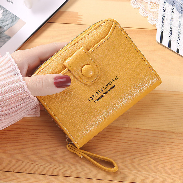 Wallet Women 2022 Lady Short Wallets Clutch Bag Money Small Purses Fold Leather Female Coin Purse Card Holder Carteira Feminina