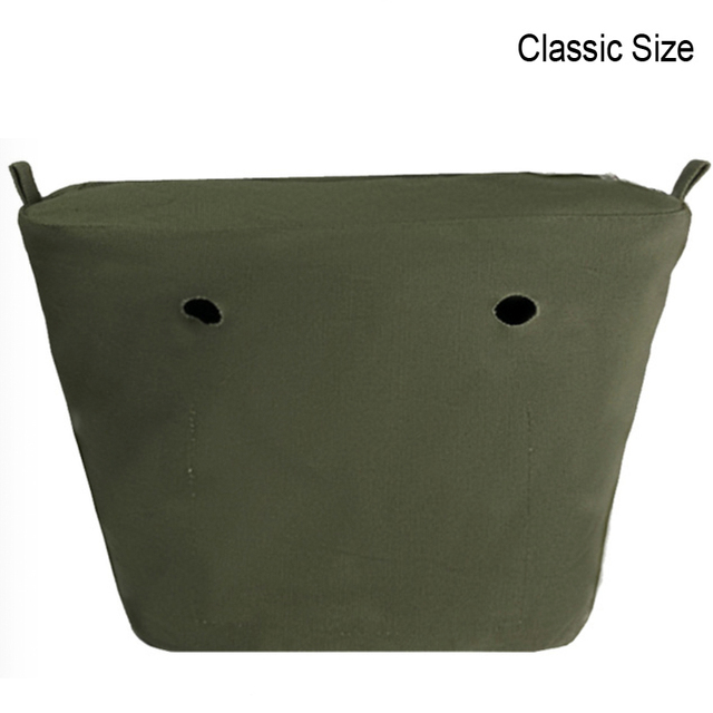 Water Resistant Interior Liner with Zipper Pocket, New Classic Waterproof Accessory for Obag O Bag, Silicone Accessory