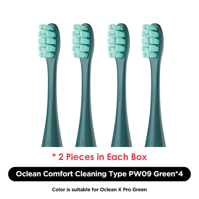 Oclean X Pro Elite/X Pro/F1/Air 2/One 2/4pcs Replacement Brush Heads for Electric Toothbrush Deep Cleaning Toothbrush Heads