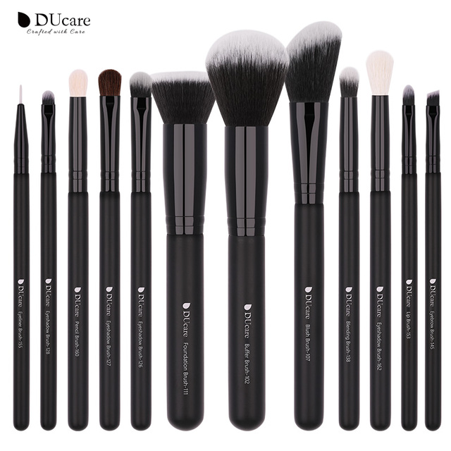 DUcare 8-27 Makeup Brushes Set Synthetic Goat Hair Powder Cosmetic Eyeshadow Foundation Blush Blending Makeup Brush Maquiagem