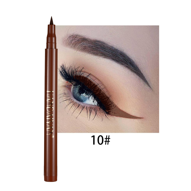 Colorful Liquid Eyeliner Waterproof Gel Eyeliner Stamp Pen Pencil Long Lasting No Blooming Waterproof Eye Liner Makeup Tools