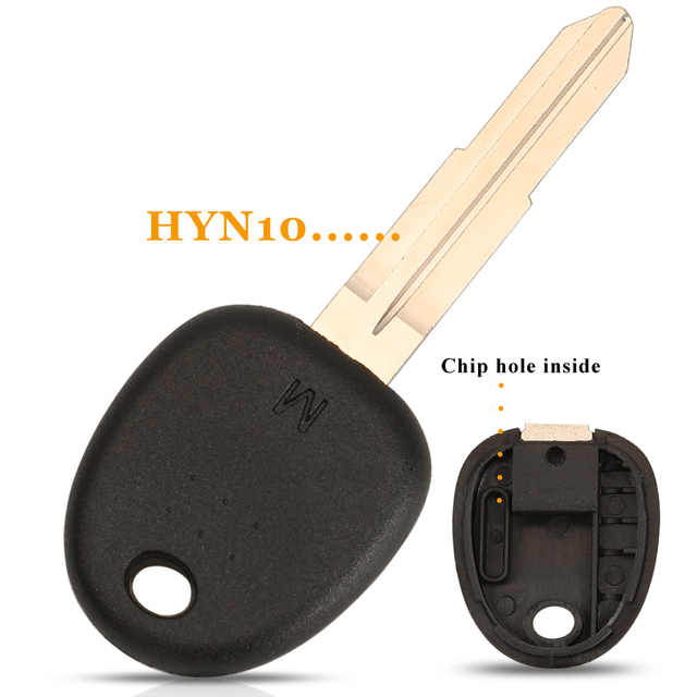 jingyuqin Blank Car Key Transponder Shell For Hyundai Accent Sonata NF Elantra Accent Coupe Getz H-1 Lavita Tiburontuxon Verna