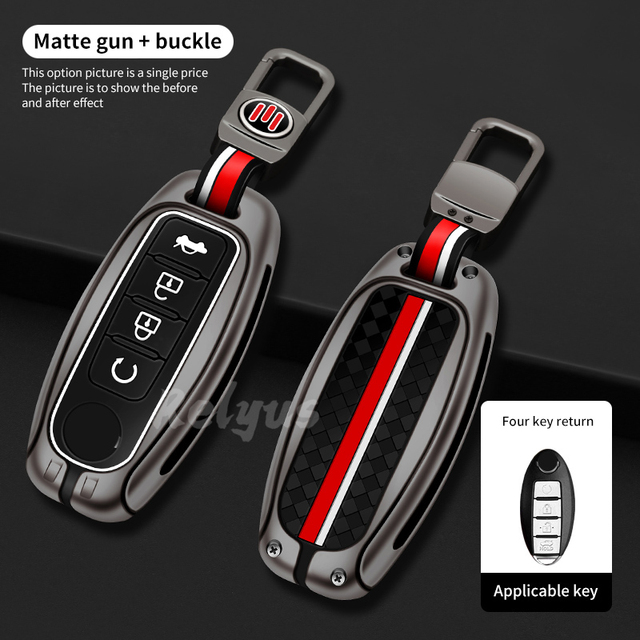 Zinc Alloy Car Key Cover Case For Nissan Qashqai J10 J11 X-Trail T31 T32 Kicks Tiida Pathfinder Murano Note Juke Remote Key Bag