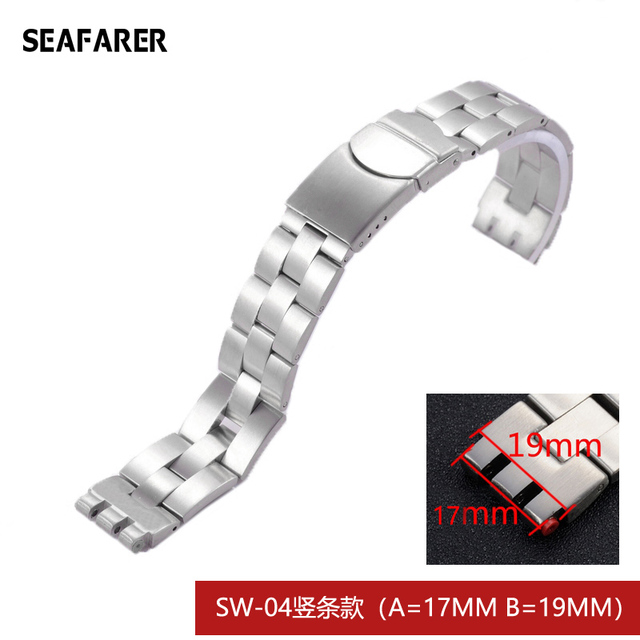 Men's/Women's watch band, stainless steel, water resistant, stainless steel, for YCS, ace, YGS, IRONY