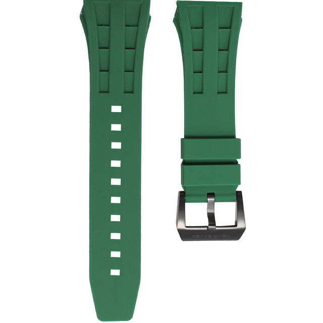 Tsar Bomba Silicone/FKM Rubber Strap Watch Strap Suitable for TB8204,TB8208