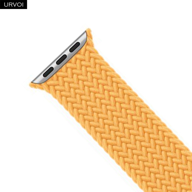 URVOI Braided Solo Loop for Apple Watch Sport Band Series 7 6 SE 5 4 3 21 Stretchable Strap for iWatch Woven Threads gen.5