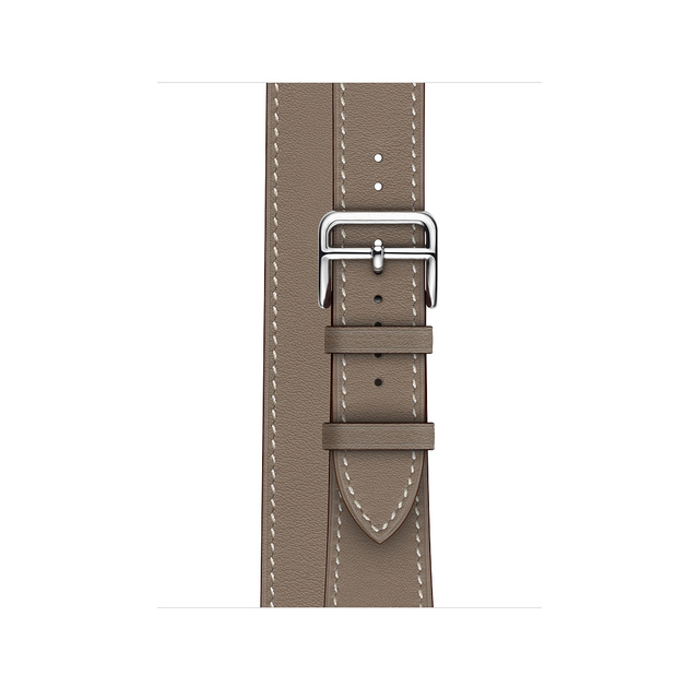 URVOI Double Round Band for Apple Watch Series 7 6 SE 5 4 3 Strap for iwatch Strap High Quality Soft Genuine Leather Loop Wraps