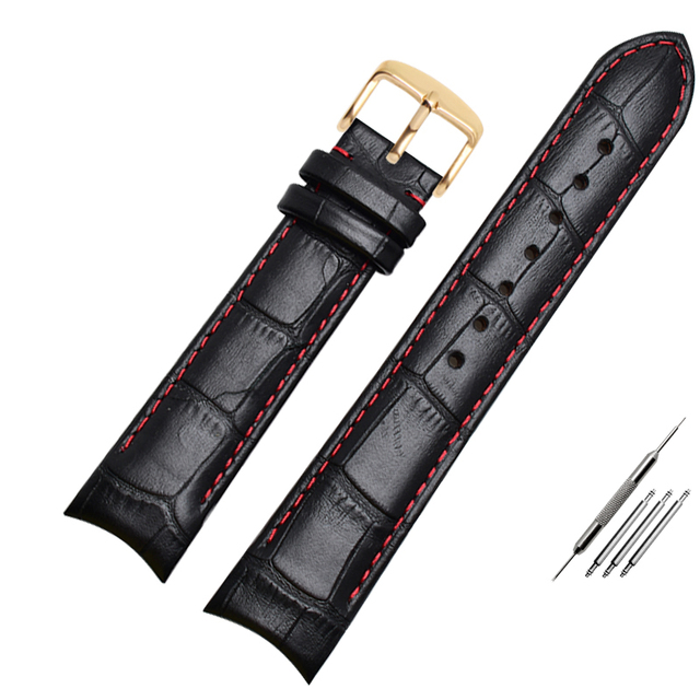 Genuine Leather Curved Bracelet End Watch Strap 20mm For Citizen BL9002-37 05A BT0001-12E 01A Watch Band 21mm Watchband 22mm