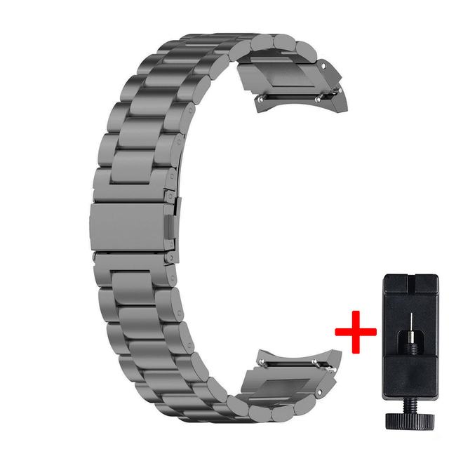 no gaps stainless steel band for samsung galaxy watch 4 classic 46mm 42mm strap matel correa galaxy watch 4 44mm 40mm bracelet