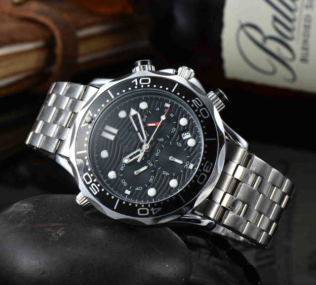 Fashion Luxury Casual Stainless Steel High Quality Sport Dial Man Quartz Watch Wristwatch for Men Relogio