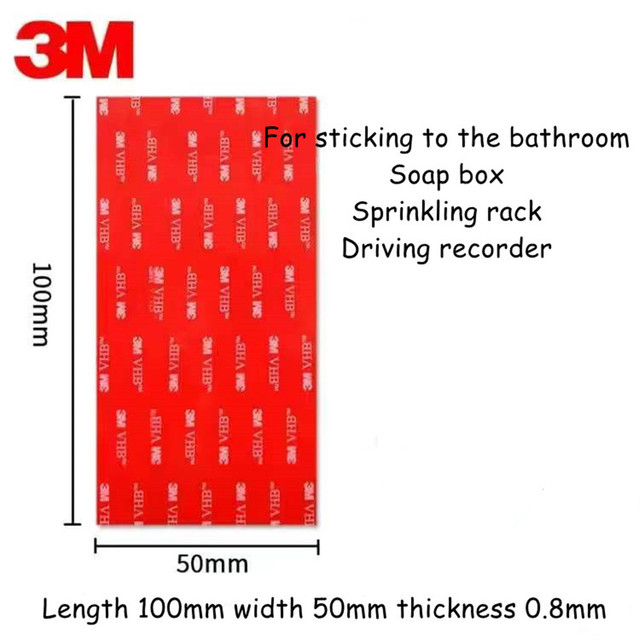 Transparent Acrylic Double-sided Adhesive VHB 3M Strong Adhesive Waterproof Patch No Trace High Temperature Resistance