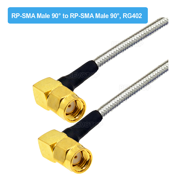 RG402 SMA Male to SMA Male Plug Semi Flexible Silver RG402 Test Cable High Frequency 50ohm 6GHz RF Pigtail Coaxial Cable