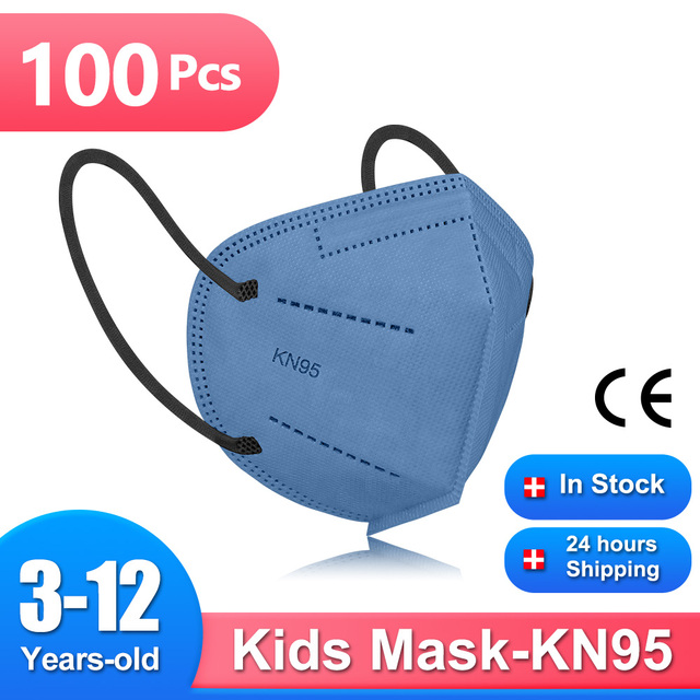 قناع أطفال من Morandi KN95 قناع FFP2 Mascarillas FPP2 معتمد وقاية صحية للأطفال قناع وجه CE masque enfant ffp2fan niños FP2