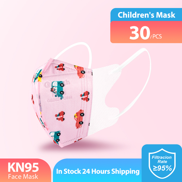 Elough Mascarillas FPP2 Niños Mask Infant Reusable FFP2 3D Cartoon KN95 Masks For Kids FFP 2 4 Layers ffp2 Kids Mask