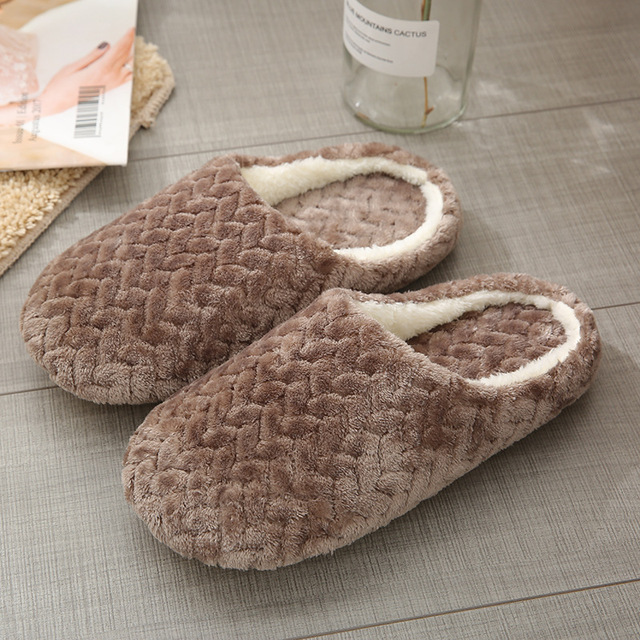 Couple Home Slippers Soft Comfortable Cotton Slippers Men Women Warm Breathable Indoor Slippers Silent zapatos mujer zapatillas