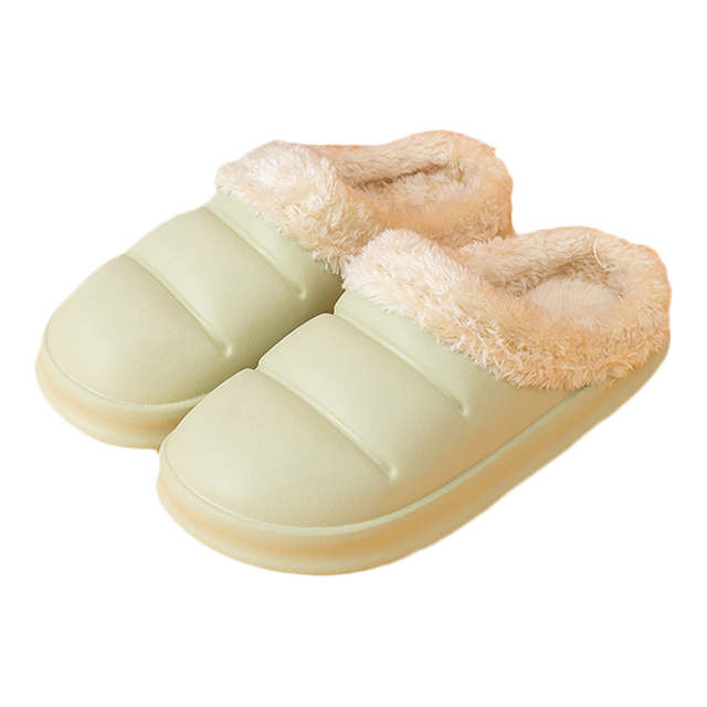 Men and women winter slippers fur slippers passionate and comfortable garden clogs mules slippers home cotton shoes couple indoor slippers