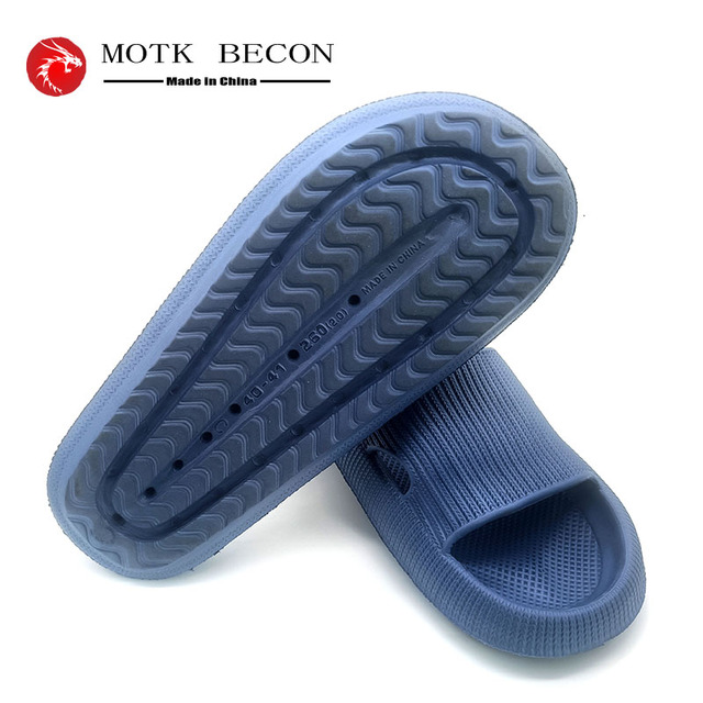 men slippers thick platform slippers summer beach eva soft sole sandal men ladies indoor leisure bathroom anti-slip shoes