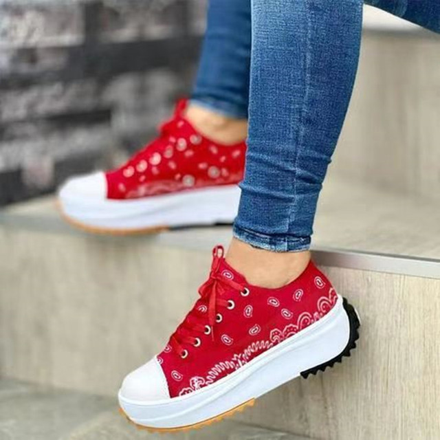 Women's Shoes 2022 New Style Canvas Shoes High Quality Sneakers Ladies Flat Lace Up Adult Zapatillas Mujer Chaussure Femme