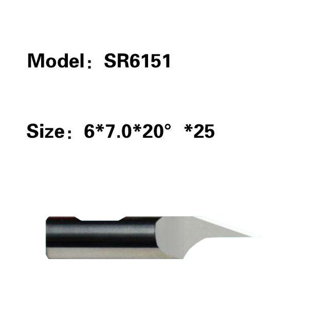 6mm Round Single Edge Tungsten Carbide Blades, ZUND, COMELZ, ATOM Cutter SR6303 SR6307 SR6310 SR6315 SR6316 SR6375