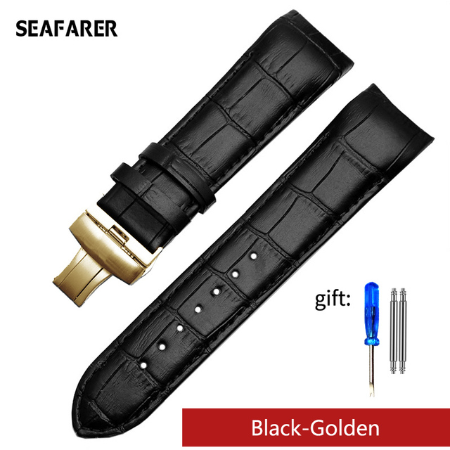 Genuine Calfskin Watchband Watch Band Strap for Tissot Couturier T035 T035617 627 T035439 Watch Band 22/23/24mm Brush Buckle