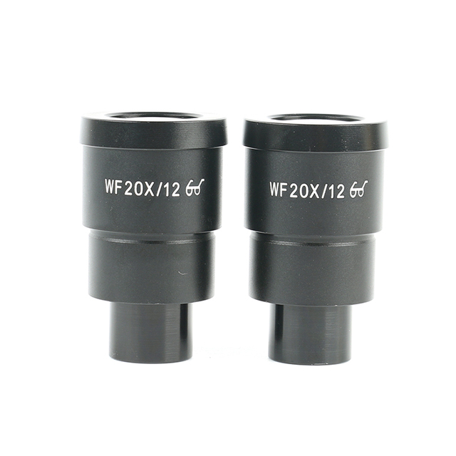 2pcs WF10X WF15X WF20X WF25X WF30X Wide Field Eyepiece for Trinocular Microscope Stereo Microscope 30mm Interface Installation