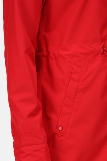 Regatta Blakesleigh Red Longline Waterproof Jacket