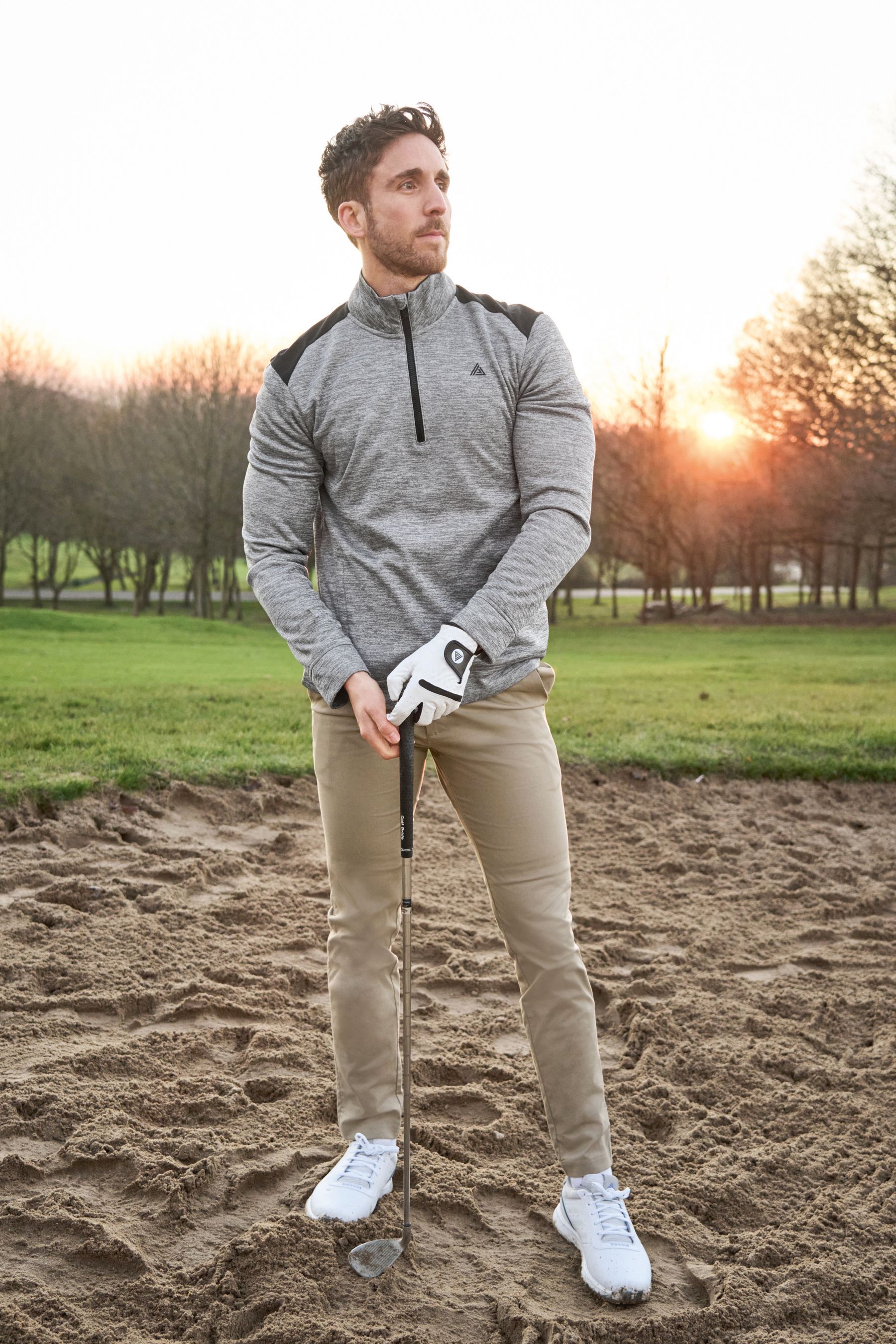 Next Active Golf Zip Top Pullover