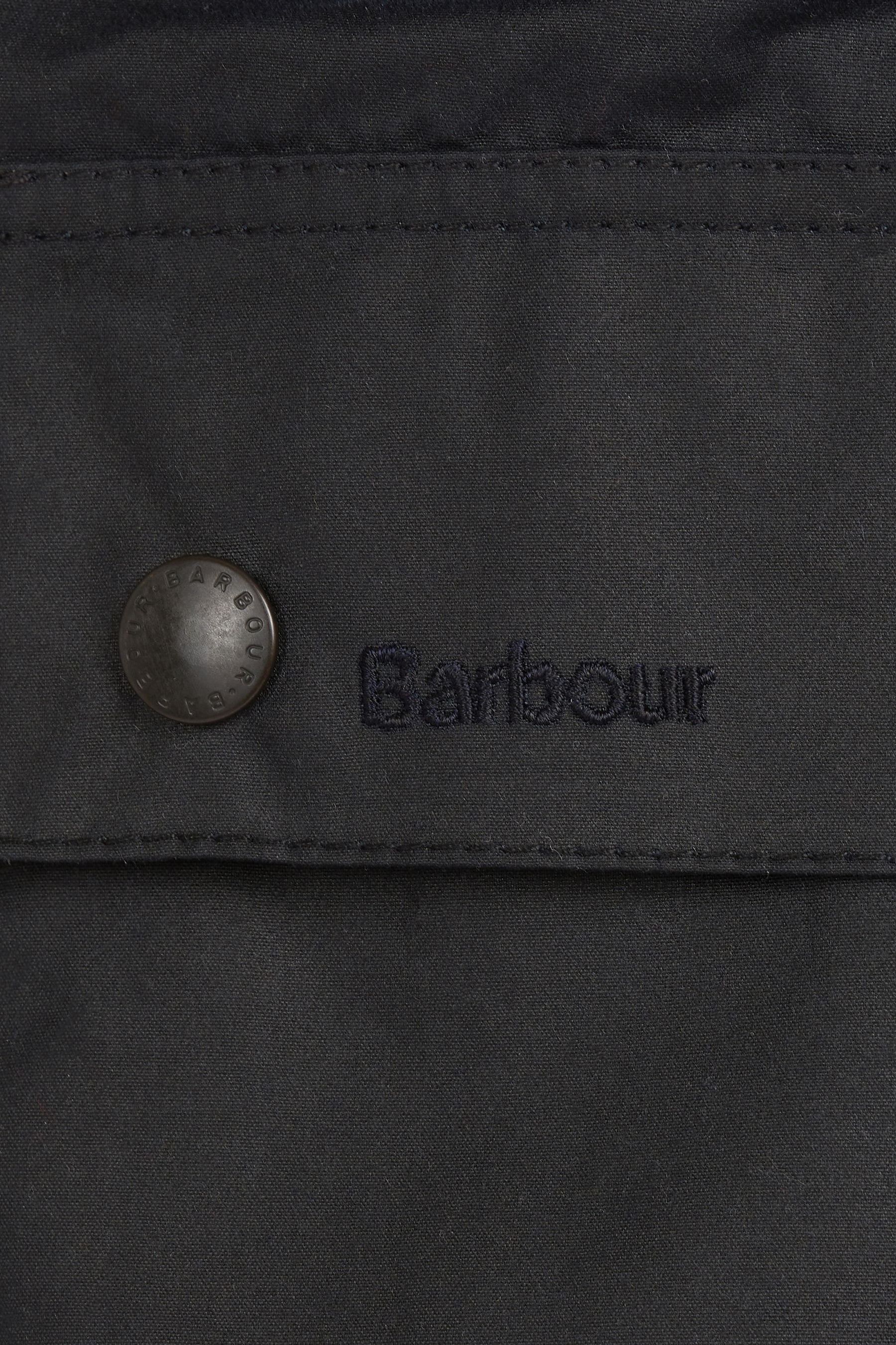 جاكيت مشمع أزرق كحلي وأخضر كاكي من Barbour