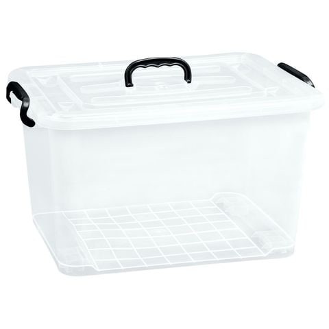 Own Buy Plastic Storage W/Wheels &amp; Handle (25 L)