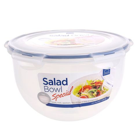 Lock &amp; Lock Salad Bowl W/Tray (4 L)