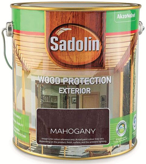 Sadolin Classic Water Repellent &amp; Wood Protection Wood Stain - Mahogany 1 Litre