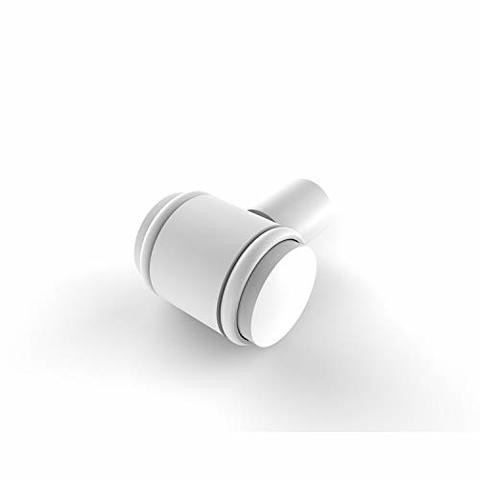 Allied Brass M-10 1-1/4 Inch Cabinet Knob, Matte White