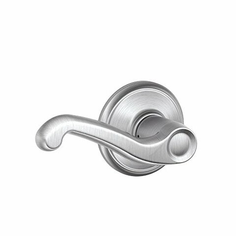 Schlage F10Fla626 Flair Passage Lever, Satin Chrome