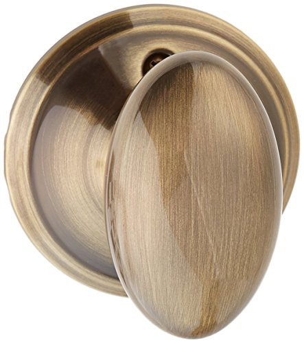 Schlage F170 Sie 609 Siena Dummy Knob, Antique Brass