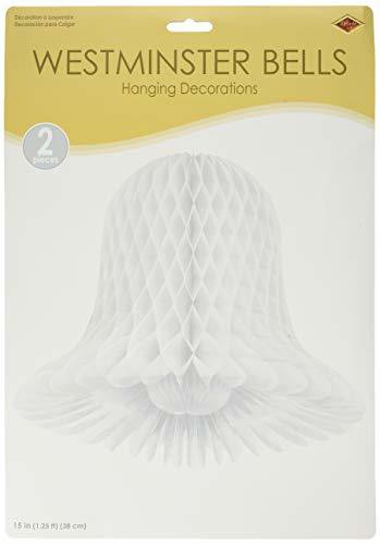 Beistle Pkgd Westminster Bells (White) (2/Pkg)