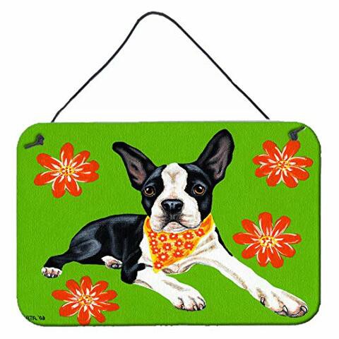 Caroline&#39;s Treasures Amb1385Ds812 Cosmo Cutie Boston Terrier Wall Or Door Hanging Prints, 8X12, Multicolor