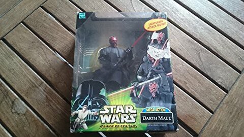 Hasbro Star Wars Power Of The Jedi Darth Maul Mega Action 6&quot;Nch Figure Potj