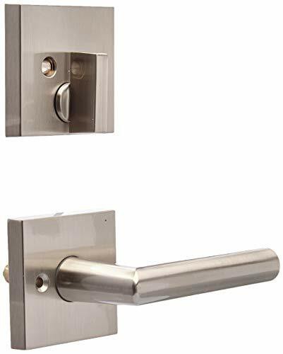 Kwikset 971 Mil Sqt 15 Milan Entry Trim, Satin Nickel