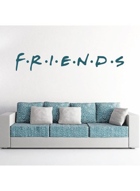 Spoil Your Wall Friends TV Series Logo Decal Blue 80x15cm