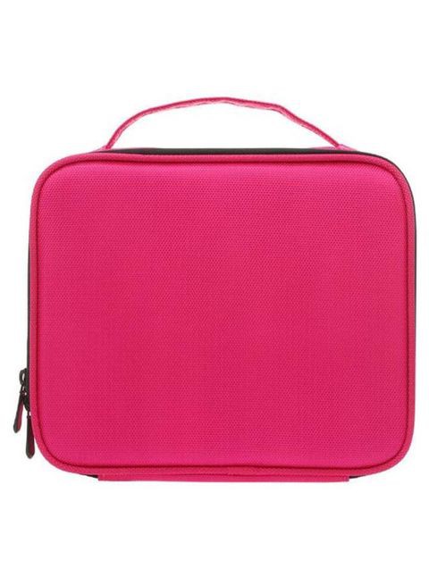 MissTiara Portable Makeup Storage Bag With Padded Handle Pink