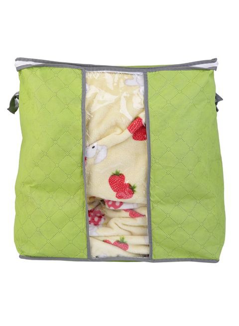 Generic Foldable Blanket Storage Bag Green