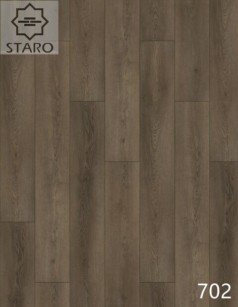 Staro SPC Multi-Layer Flooring, Waterproof, Wear-Resistant And Silent, Stain Resistance, Anti Cigarette, Model 702, Sell Per Carton, 2.6352 Sqm/Ctn