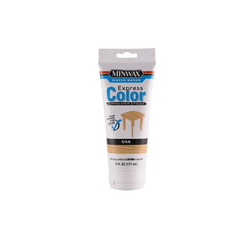 Minwax Express Color Wiping Stain &amp; Finish (177 ml, Oak)