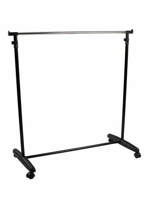 Lapis Single Garment Rack Black 160x90x42centimeter