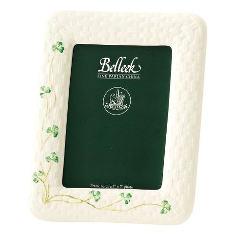 Belleek 0529 Shamrock 5 By 7-Inch Frame