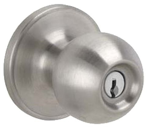 Dexter By Schlage J54Cna619 Corona Keyed Entry Knob, Satin Nickel