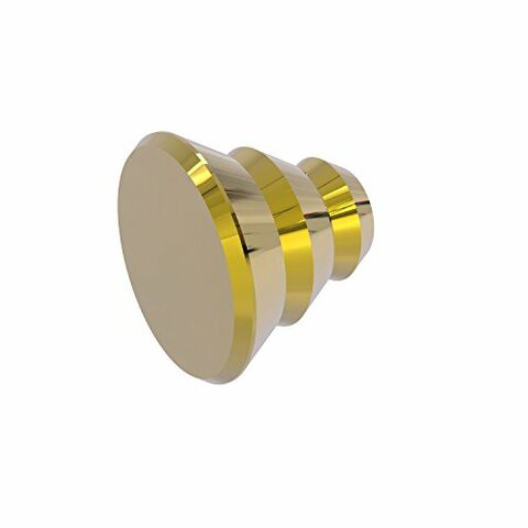 Allied Brass H-1 Designer Cabinet Knob, Polished Brass