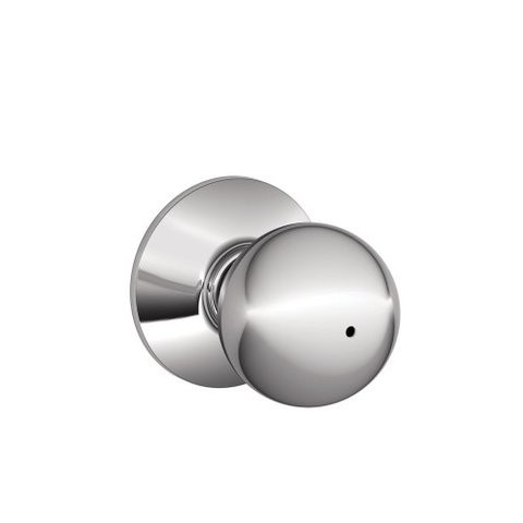 Schlage F40Orb625 Orbit Privacy Knob, Bright Chrome